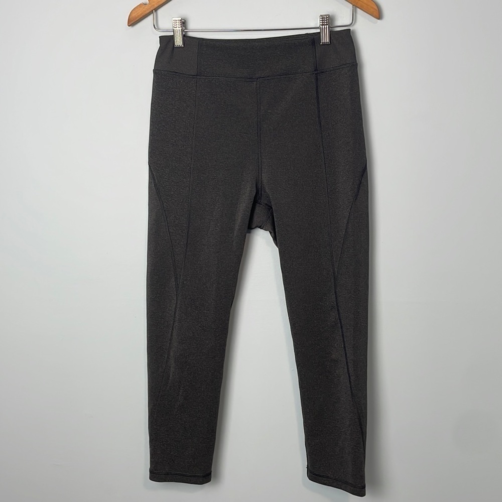 Ivy Park Sculpted Crop Leggings Grey Size Medium